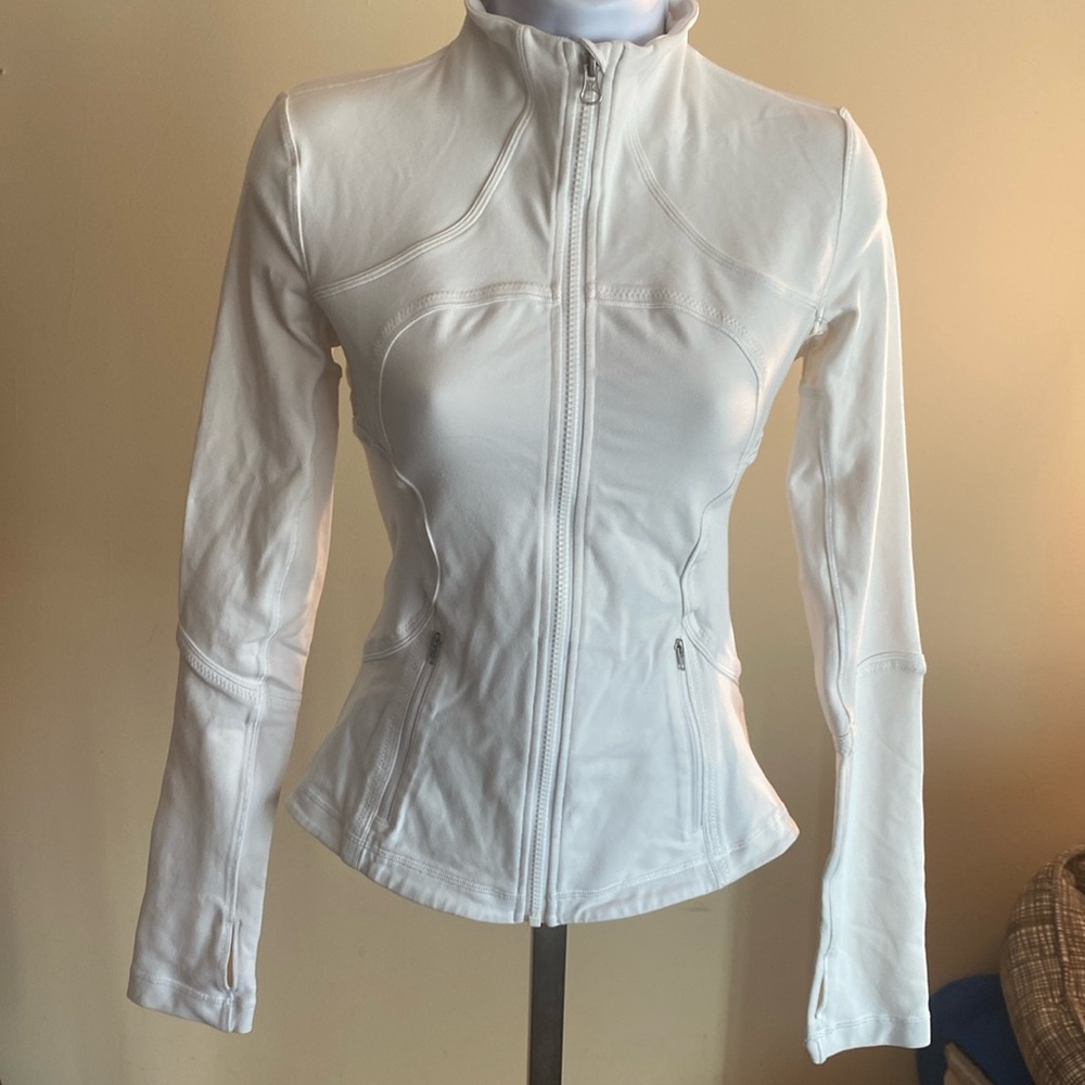 lululemon athletica White Full-Zip Lightweight Jacket